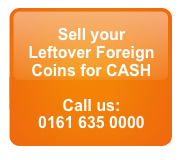 Sell Leftover Foreign Coins for CASH