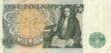English pound note