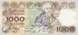 1000 Portuguese Escudos Banknote